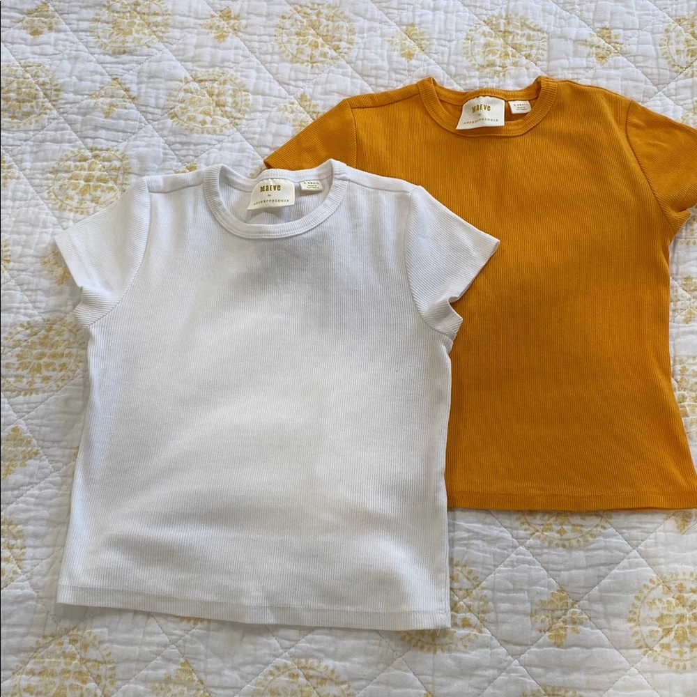 Anthropology Maeve Cropped Tees